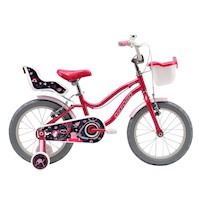 BICICLETA OXFORD BEAUTY ARO 16 1V FUCSIA/NEGRO